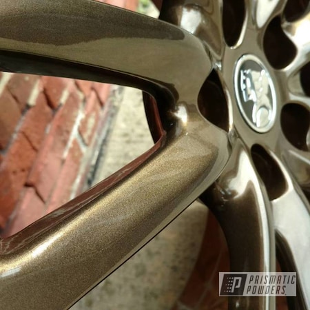 Powder Coating: Wheels,Automotive,Clear Vision PPS-2974,Bronze Chrome PMB-4124