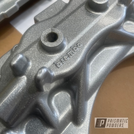 Powder Coating: Calipers,Clear Vision PPS-2974,Heavy Silver PMS-0517,Brake Calipers,Brembo Brake Calipers