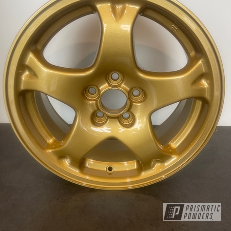 Powder Coating: Wheels,Subaru Gold,Clear Vision PPS-2974,Rims,Gold Wheels,Subaru,Spanish Gold EMS-0940,Scooby Doo,Gold Rims