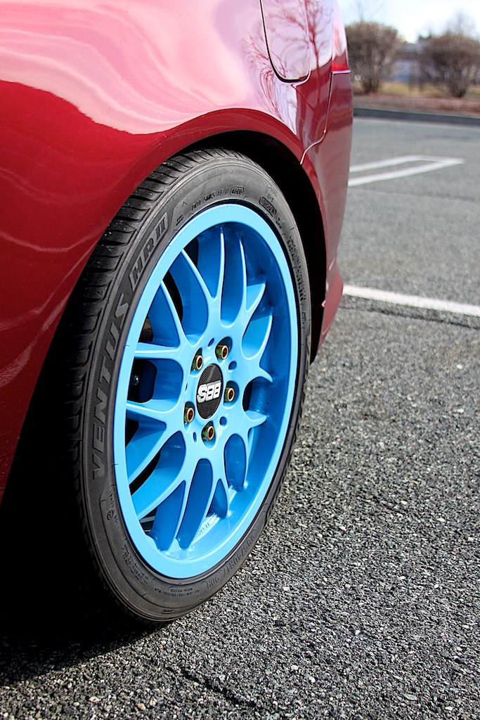 5015 Wheel Rim RAL 5015 Powder Coat on a Custom Wheel | Gallery Project | Prismatic ...