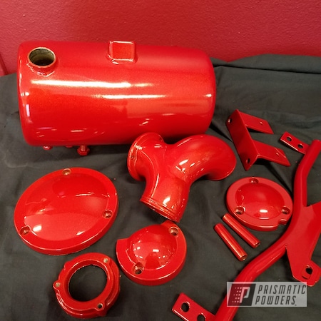 Powder Coating: Motorcycles,Clear Vision PPS-2974,Custom Motorcycle Parts,Motorcycle Parts,Illusion Red PMS-4515