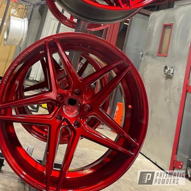 Powder Coated Wheels In Pps-2974, Ums-10671 And Ppb-6415
