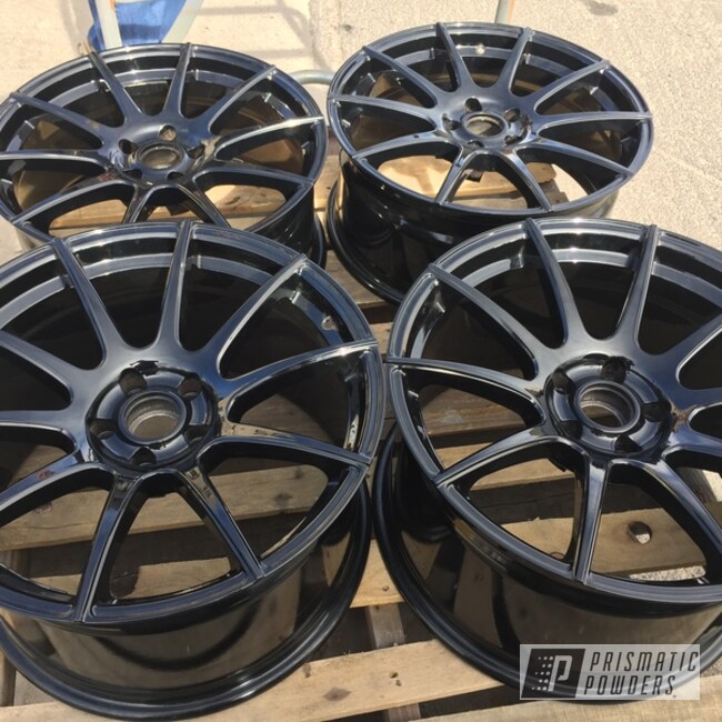 Powder Coated Eclipse Wheels In Ppb-4623 And Ums-10671