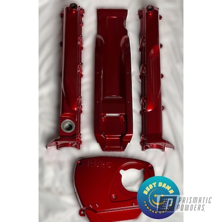 Powder Coating: Automotive,RB26,Soft Red Candy PPS-2888,Valve Cover,Automotive Parts