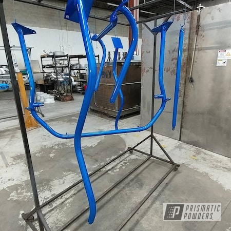 Powder Coating: Tubing,Roll Cage,Clear Vision Top Coat,Clear Vision PPS-2974,Illusion Blueberry PMB-6908