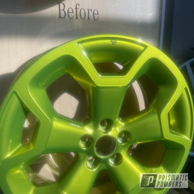Powder Coated Wheels In Pps-2974 And Pmb-10050