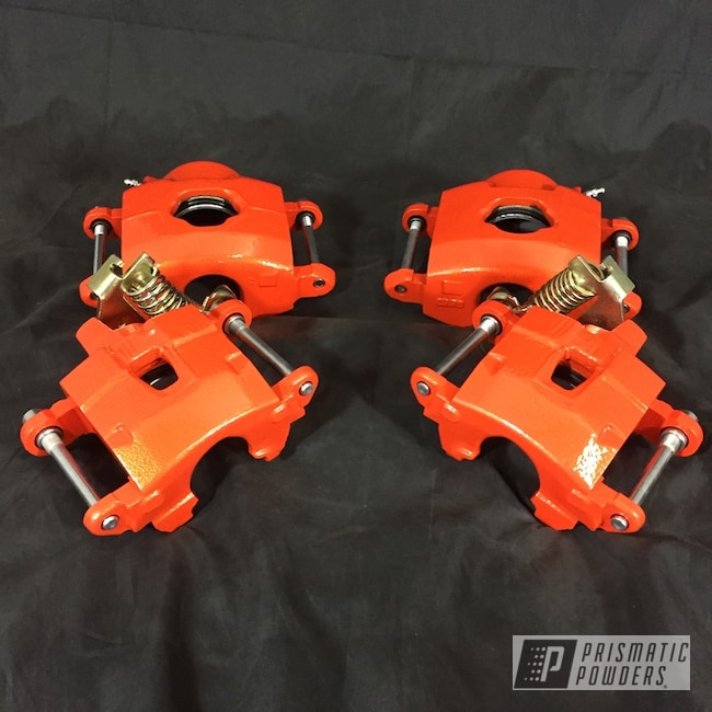 Powder Coated Brake Calipers In Pps-2974 And Pmb-4132