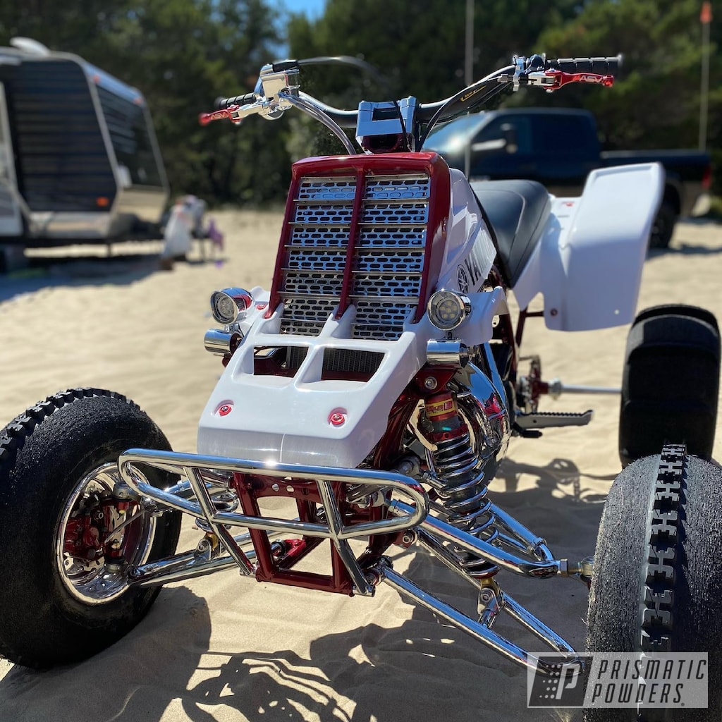 Yamaha Banshee Parts Done in Illusion Cherry and Clear Vision