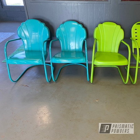Powder Coating: Patio Chairs,Chairs,Zombie Green PSB-7001,Pool Chairs,Navajo Nugget PSB-6838,Lawn Chairs,Metal Chair,Furniture