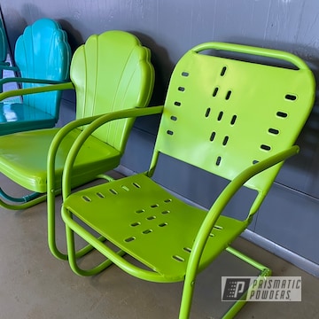 Powder Coated Chairs In Psb-7001 And Psb-6838