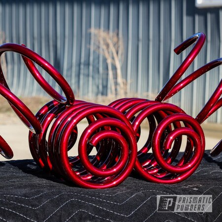 Powder Coating: Springs,Illusion Cherry PMB-6905,Clear Vision PPS-2974,Automotive
