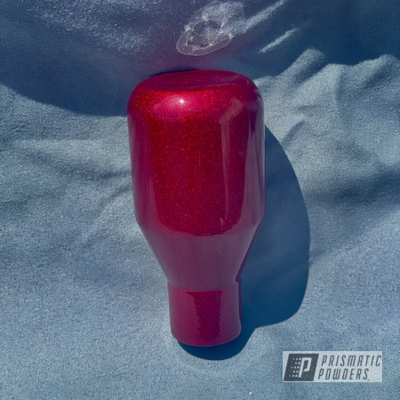 Powder Coating: Clear Vision PPS-2974,RX7,Mazda,Shift Knob,Illusion Cherry PMB-6905,2 stage