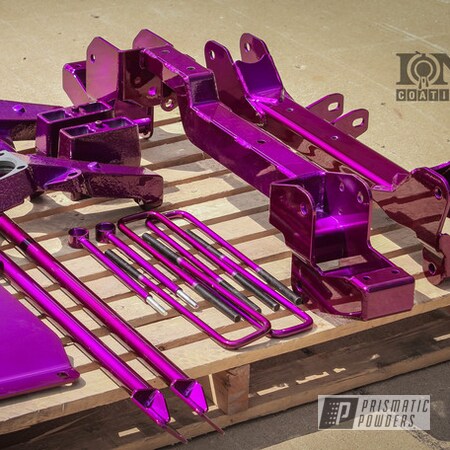 Powder Coating: Two Stage Application,Clear Vision PPS-2974,Automotive,Illusion Violet PSS-4514,Lift Kit