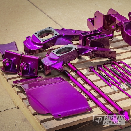 Powder Coating: Two Stage Application,Clear Vision PPS-2974,Automotive,Illusion Violet PSS-4514,Lift Kit
