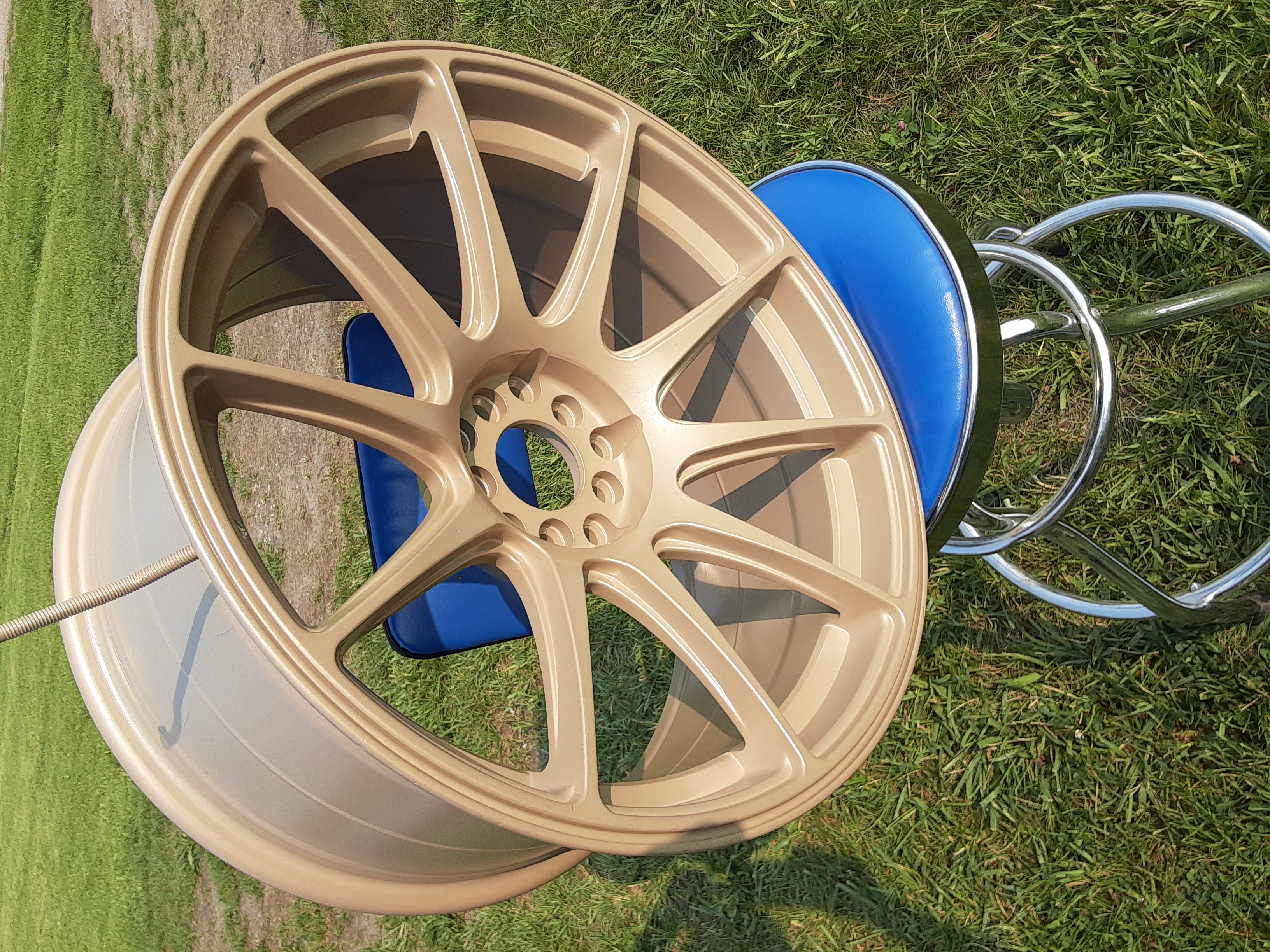 Wheels with Golden Beige | Prismatic Powders