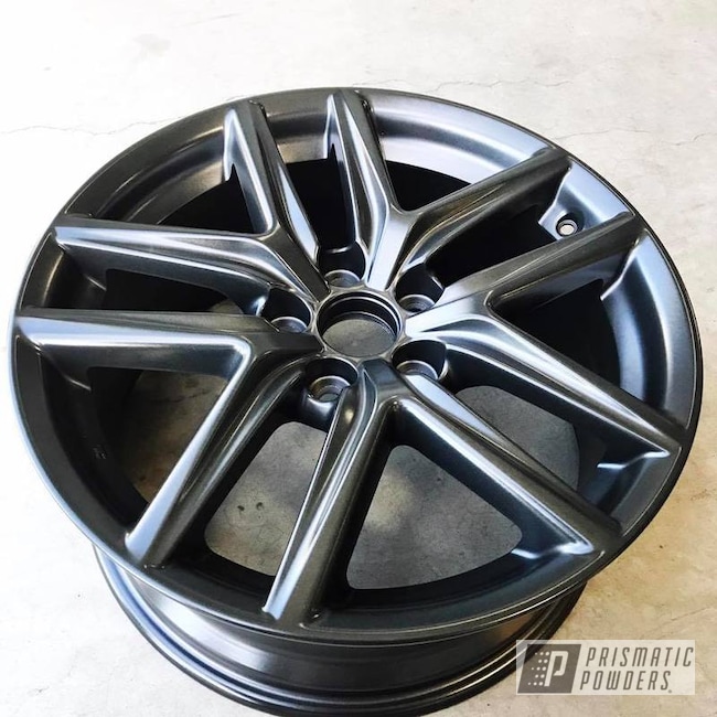 Custom Wheel Featuring Forged Charcoal With A Clear Vision Top Coat