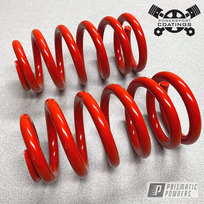 Powder Coated Coil Springs In Ral 3020