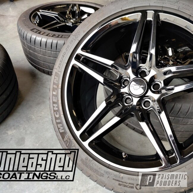 Powder Coated Mustang Wheels In Pss-0106
