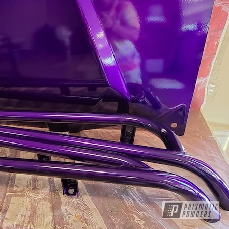 Powder Coating: Illusion Purple,Can-am Parts,Clear Vision PPS-2974,Illusion Purple PSB-4629,Bumpers,Off Roading,ATV Parts,Sheet Metal