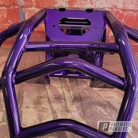 Powder Coating: Illusion Purple PSB-4629,Clear Vision PPS-2974,Sheet Metal,Bumpers,Can-am Parts,ATV Parts,Off Roading,Illusion Purple