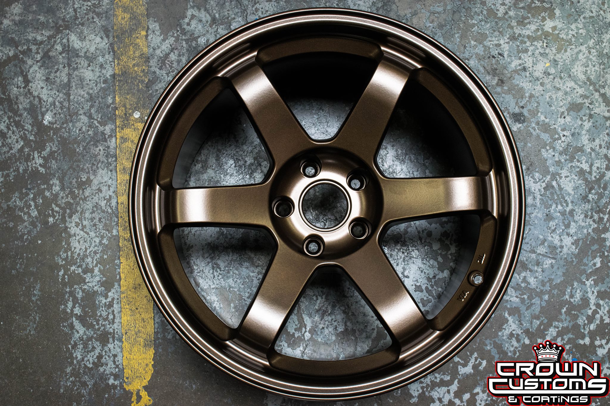 Volk Te37 Wheels done in Bronze Chrome | Gallery Project | Prismatic ...