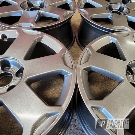 Powder Coating: Aluminum Wheels,20" Wheels,Rims,20" Aluminum Rims,Gateway Grey PMB-7073,Automotive Rims,Aluminum Rims,Wheels