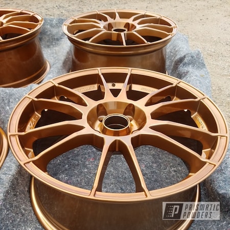 Powder Coating: Transparent Copper PPS-5162,Copper,Rims,Over Chrome,Wheels