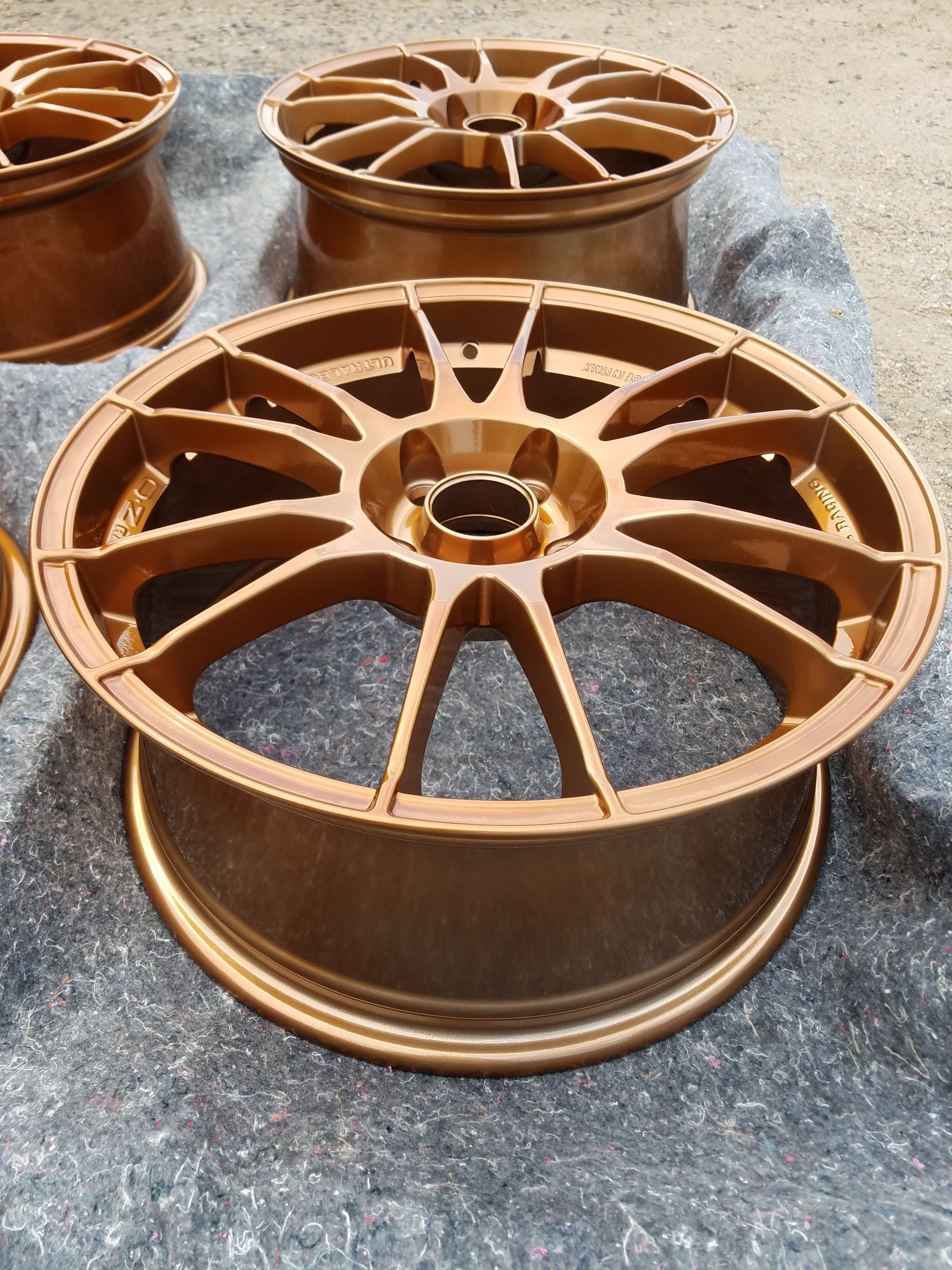 Custom Rims Coated in a Transparent Copper over Chrome | Gallery ...