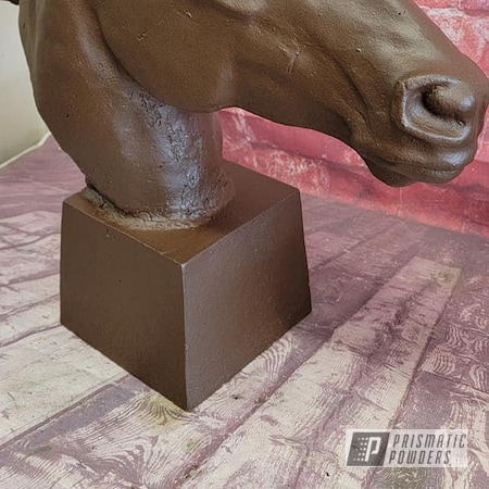 Powder Coating: RUSTIC TEXTURE UTB-5223,Black Satin Texture PTB-7102,Outdoor Decor,Vintage Horse Statues,Horse Heads,Cast Iron,Vintage Cast Iron