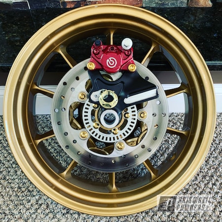 Powder Coating: Indian Wheels,Rims,Prismatic Gold HMB-4137,Aluminum,Indian,Motorcycle Wheels,Wheels