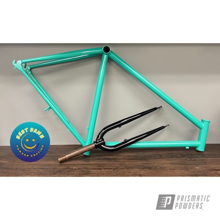 Powder Coating: Tropical Breeze PSS-6837,Bicycle Frame