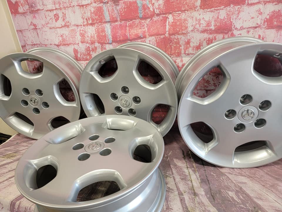 Toyota Rims with Heavy Silver | Prismatic Powders