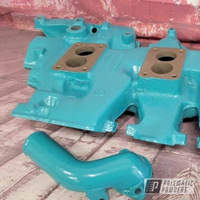Powder Coated Auto Parts In Ral 5018