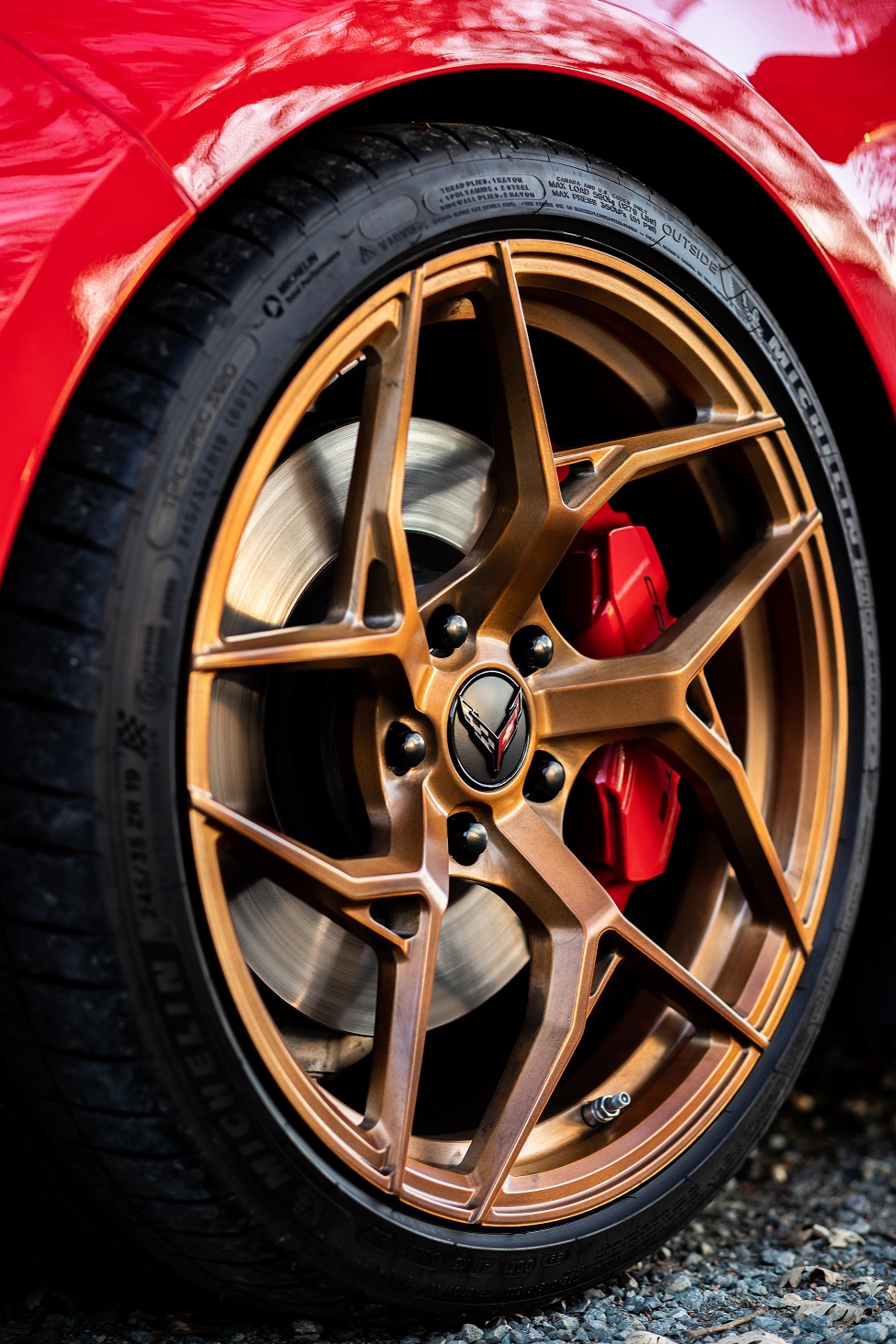 Corvette Wheels in Monaco Copper | Prismatic Powders