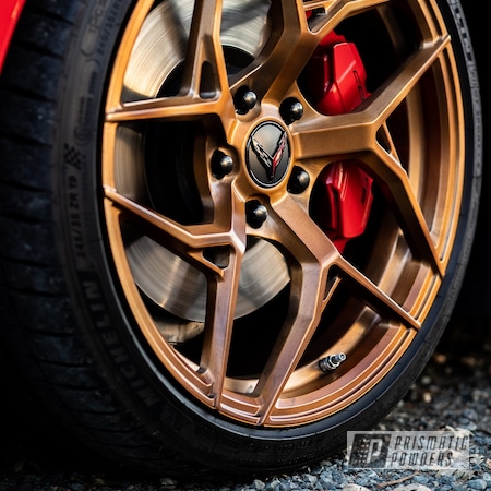 Powder Coating: Wheels,19" Wheels,Forged Wheels,Alloy Wheels,Rims,Copper,NES Wheels,MRR wheels,Monaco Copper PPB-4520,Chevy,Corvette