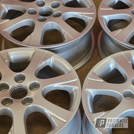 Powder Coating: Wheels,Heavy Silver PMS-0517,Rims,16" Aluminum Rims,Aluminum Rims,16" Wheels,Car Wheels,Automotive Wheels,Aluminum Wheels