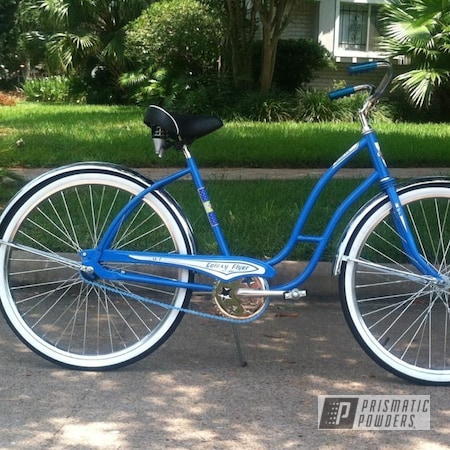 Powder Coating: SPARKS BLUE UMB-1809,Bicycle