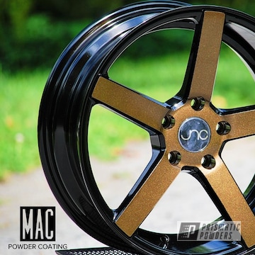 Powder Coated Custom Jnc Wheels In Pps-2974, Pss-0106 And Pmb-4124
