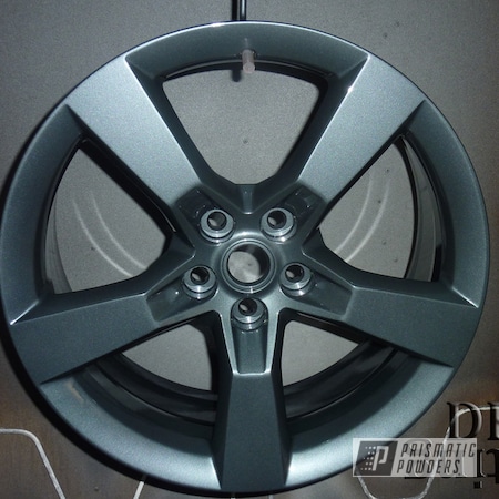 Powder Coating: Camaro Wheels,Chevy Camaro Wheels,Black Metallic PMB-4105,Automotive,Wheels