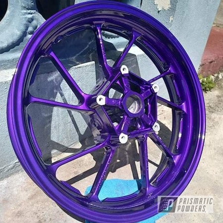 Powder Coating: Illusion Purple PSB-4629,Clear Vision PPS-2974,Yamaha,17" Wheels,2 stage