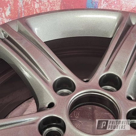 Powder Coating: Wheels,Automotive,Rims,18" Rims,Kingsport Grey PMB-5027,18" Aluminum Rims,Automotive Rims,Automotive Wheels