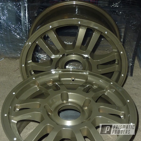 Powder Coating: Wheels,Automotive,Autumn Bronze PMB-1617,Toyota Wheels