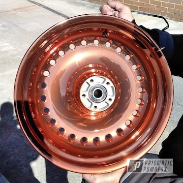 Harley Davidson Wheels Coated In Trans Copper Ii