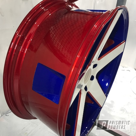 Powder Coating: Wheels,Automotive,Clear Vision PPS-2974,2 Tone,Rims,Accessories,Illusion Blueberry PMB-6908,Illusion Red PMS-4515,Pearlized White HMB-4232,2 Tone Wheels,Aluminum Wheels