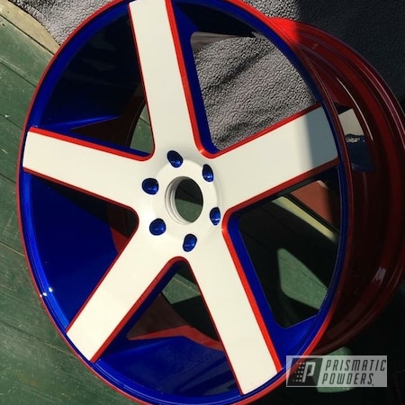 Powder Coating: Wheels,Automotive,Clear Vision PPS-2974,2 Tone,Rims,Accessories,Illusion Blueberry PMB-6908,Illusion Red PMS-4515,Pearlized White HMB-4232,2 Tone Wheels,Aluminum Wheels