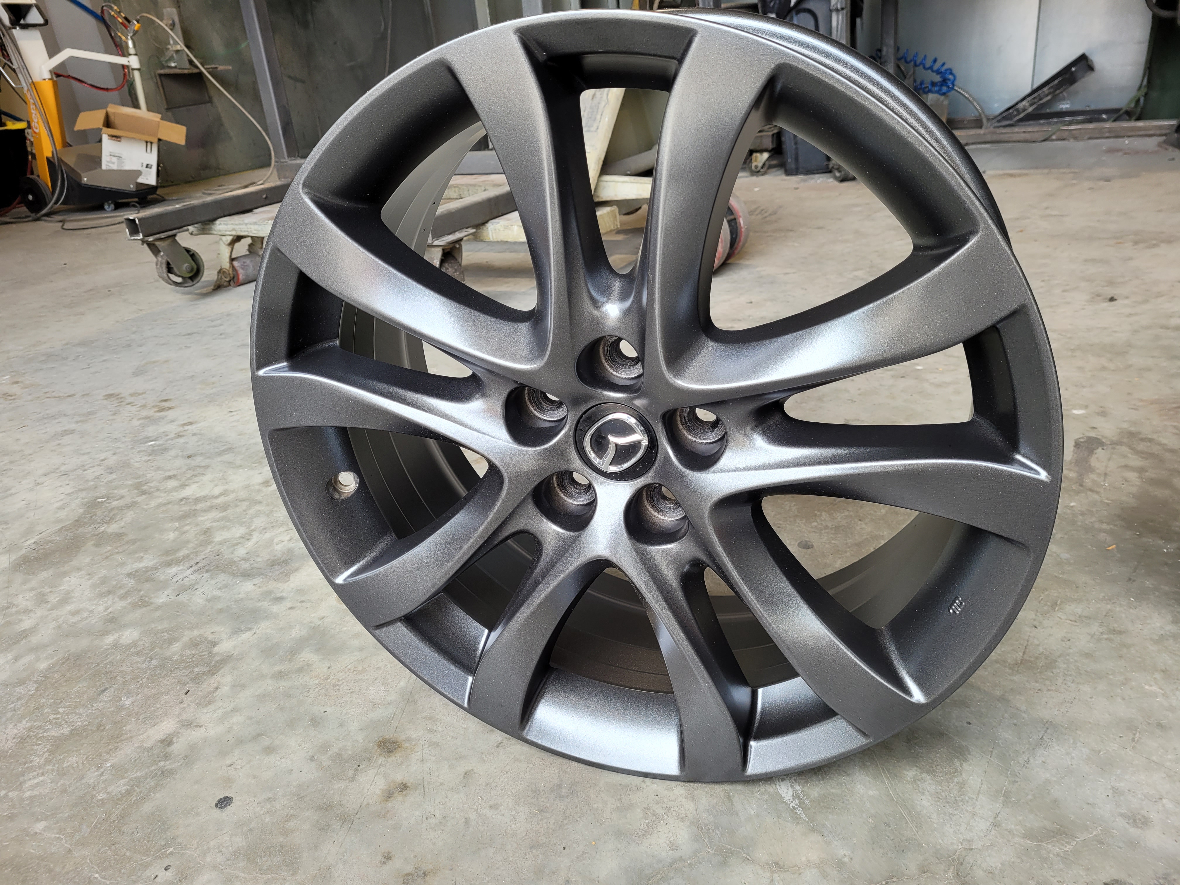 Mazda Wheels Featuring Graphite Charcoal | Prismatic Powders