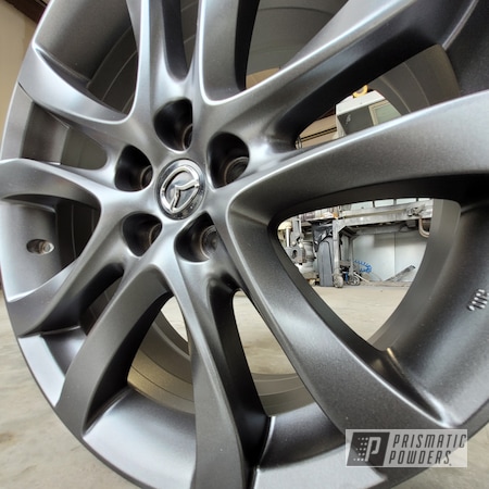 Powder Coating: Wheels,Alloy Wheels,Graphite Charcoal PMB-5458,Custom Wheels,Rims,17" Aluminum Rims,Mazda