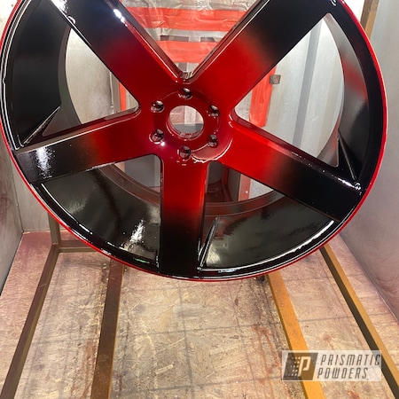 Powder Coating: Clear Vision PPS-2974,2 Tone,LOLLYPOP RED UPS-1506,Toreador Red PMB-2753,Ink Black PSS-0106,1500,Chevy,28"