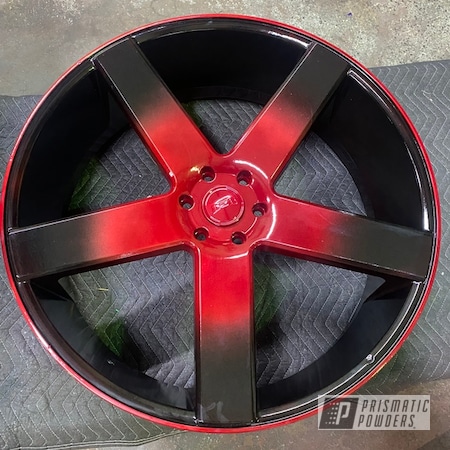 Powder Coating: Ink Black PSS-0106,Chevy,2 Tone,Toreador Red PMB-2753,28",1500,Clear Vision PPS-2974,LOLLYPOP RED UPS-1506