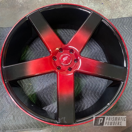 Powder Coating: Clear Vision PPS-2974,2 Tone,LOLLYPOP RED UPS-1506,Toreador Red PMB-2753,Ink Black PSS-0106,1500,Chevy,28"